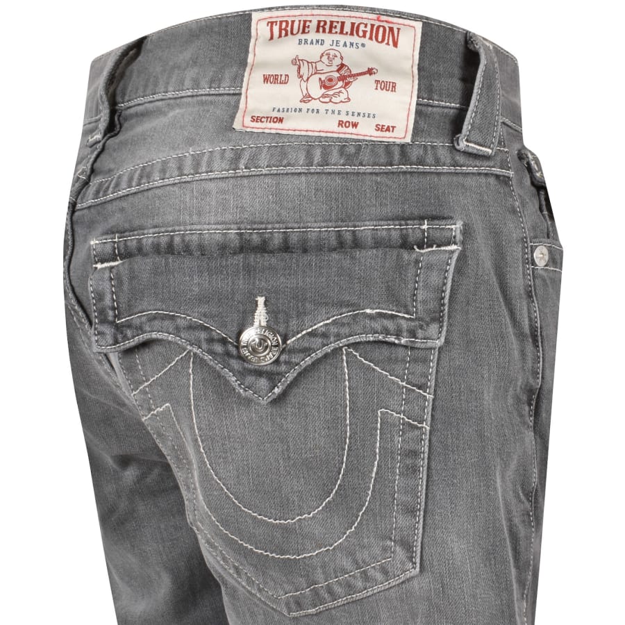 True Religion Ricky Flap Jeans Grey Wash Mainline Menswear United States